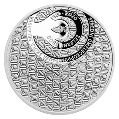 Stříbrná mince 200 Kč 2020 Založení Střední uměleckoprůmyslové školy sklářské v Železném Brodě (proof)