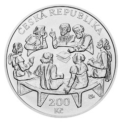 Stříbrná mince 200 Kč 2020 Vydání čtyř pražských artikulů (standard)