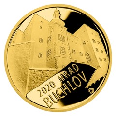 Zlatá mince 5000 Kč 2020 Buchlov (proof)
