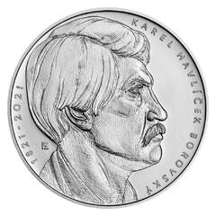 Stříbrná mince 200 Kč 2021 Karel Havlíček Borovský (standard)