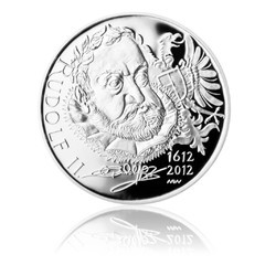 Stříbrná mince 200 Kč  2012 Rudolf II (proof)