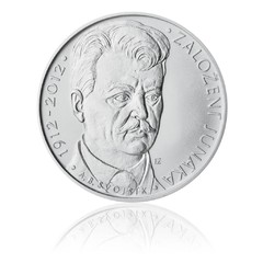Stříbrná mince 200 Kč 2012 Založení Junáka (standard)