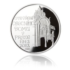 Stříbrná mince 200 Kč 2012 Obecní dům v Praze (proof)