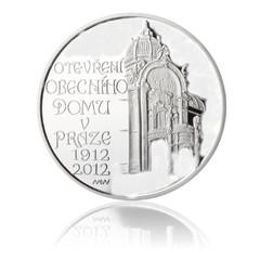 Stříbrná mince 200 Kč 2012 Obecní dům v Praze (standard)