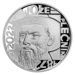 Stříbrná mince 200 Kč 2022 Jože Plečnik (proof)