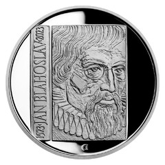 Stříbrná mince 200 Kč 2023 Jan Blahoslav (proof)
