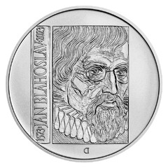 Stříbrná mince 200Kč 2023 Jan Blahoslav (standard)