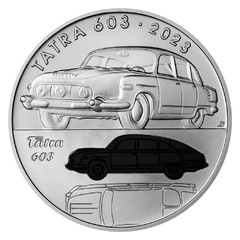 Stříbrná mince 500Kč 2023 Osobní automobil Tatra 603 (standard)
