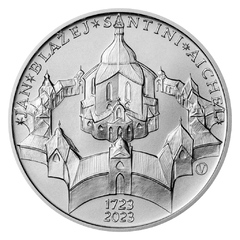 Stříbrná mince 200Kč 2023 Jan Blažej Santini-Aichel (standard)
