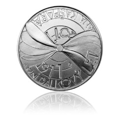 Stříbrná mince 200 Kč 2011 První dálkový let Jana Kašpara (standard)