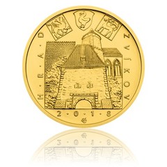 Zlatá mince 5000 Kč 2018 Zvíkov (standard)