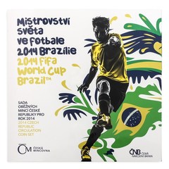 Sada oběžných mincí MS ve fotbale Brazílie 2014 (standard)