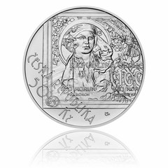 Stříbrná mince 500 Kč 2019 zahájení vydávání československých platidel (standard)