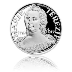 Stříbrná mince 200 Kč 2017 Marie Terezie (proof)
