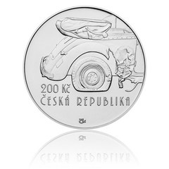 Stříbrná mince 200 Kč 2017 Operace Anthropoid (standard)