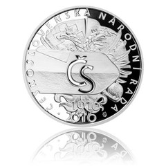 Stříbrná mince 500 Kč 2016 Vznik Československé národní rady (proof)