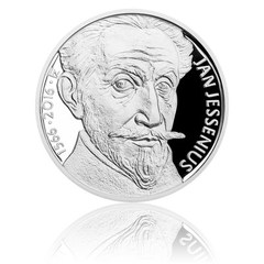 Stříbrná mince 200 Kč 2016 Jan Jessenius (proof)
