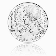 Stříbrná mince 500 Kč  2015 Václav Thám (standard)