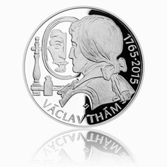 Stříbrná mince 500 Kč 2015 Václav Thám (proof)
