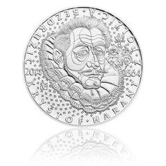 Stříbrná mince 200 Kč 2014 Kryštof Harant z Polžic a Bezdružic (standard)