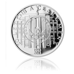 Stříbrná mince 200 Kč 2013 20 let ČNB a české měny (proof)