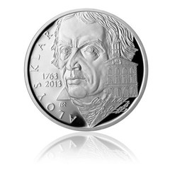 Stříbrná mince 200 Kč 2013 Aloys Klar (proof)