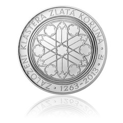 Stříbrná mince 200 Kč 2013 Klášter Zlatá koruna (standard)