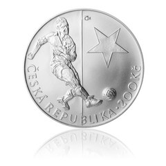 Stříbrná mince 200 Kč 2013 Josef Bican (standard)