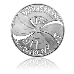 Stříbrná mince 200 Kč 2011 První dálkový let Jana Kašpara (proof)